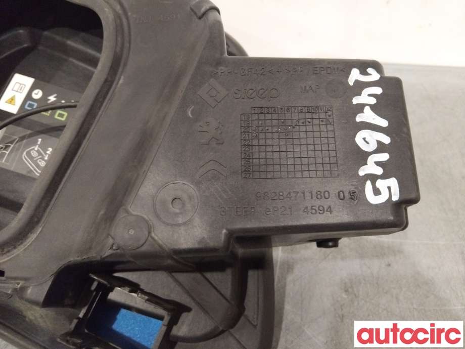 Batterilader inntak/luke til Peugeot 208 2019-->> (Type II) (PEUGEOT|9823291980|)