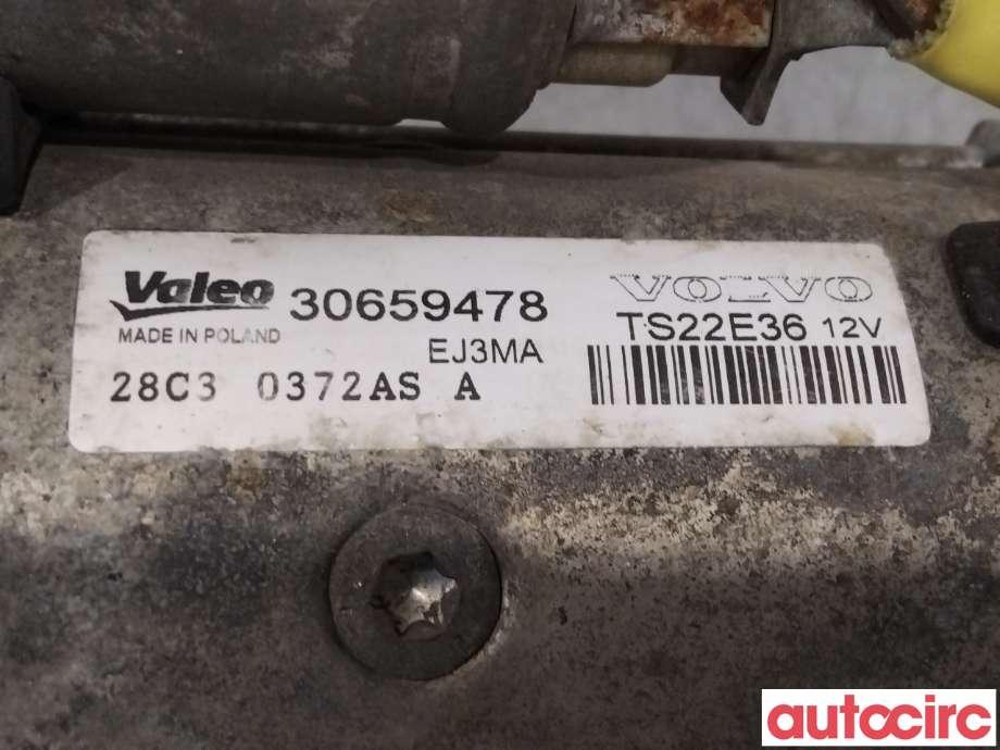 Starter diesel til Volvo V60 2010-2013 (Type I, Fase 1)  (VOLVO|36051780|TS22E36|30659478)