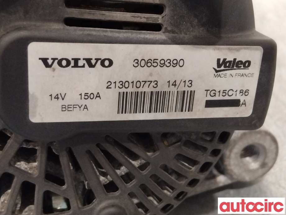 Dynamo til Volvo V60 2010-2013 (Type I, Fase 1)  (VOLVO|36012505|TG15C186|30659390)
