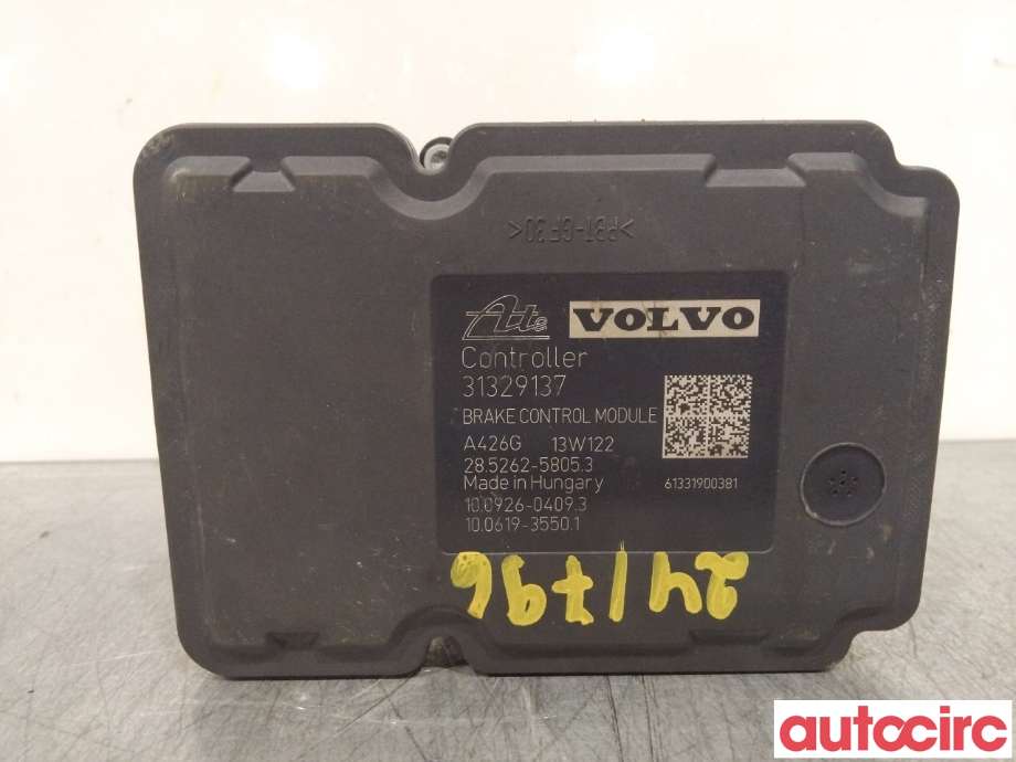 ABS sentral til Volvo V60 2010-2013 (Type I, Fase 1)  (VOLVO|31329138|100212-05434|31329137)