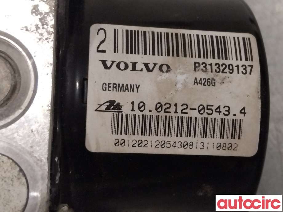ABS sentral til Volvo V60 2010-2013 (Type I, Fase 1)  (VOLVO|31329138|100212-05434|31329137)