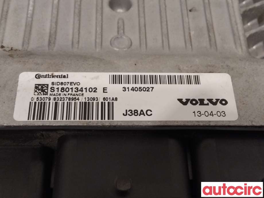Styreenhet motor til Volvo V60 2010-2013 (Type I, Fase 1)  (VOLVO|36000608|S180134102|31405027)