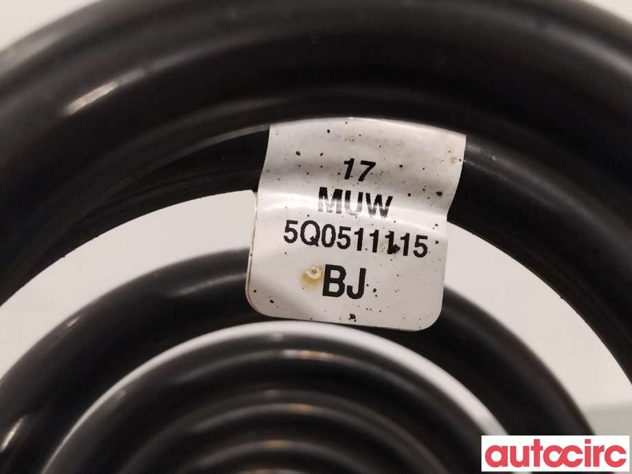 Fjær bak spiralfjær til Audi A3 2012-2016 (Type III, Fase 1)  (AUDI|5Q0511115BJ)