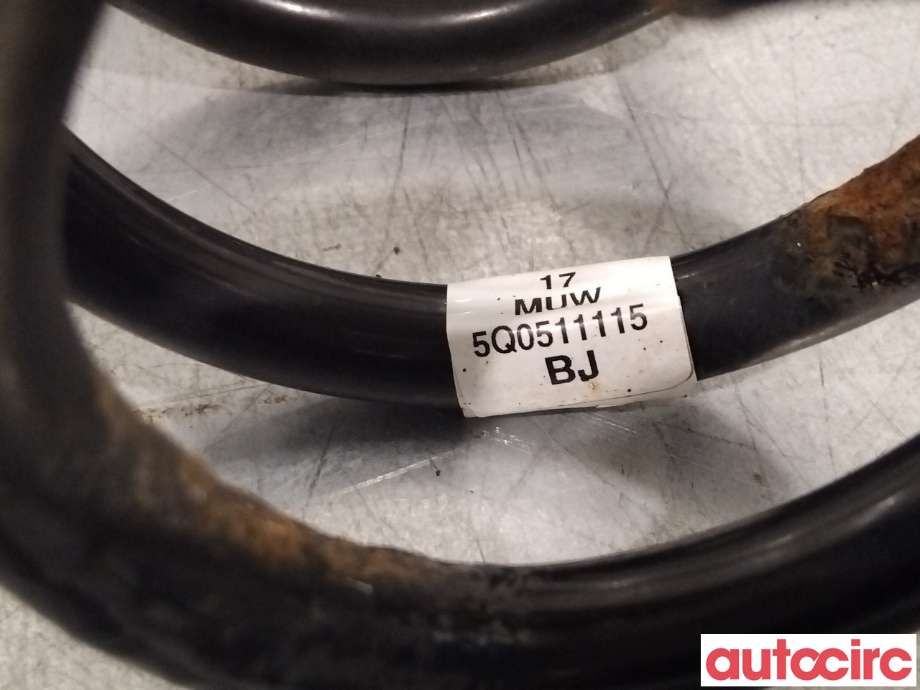 Fjær bak spiralfjær til Audi A3 2012-2016 (Type III, Fase 1)  (AUDI|5Q0511115BJ)
