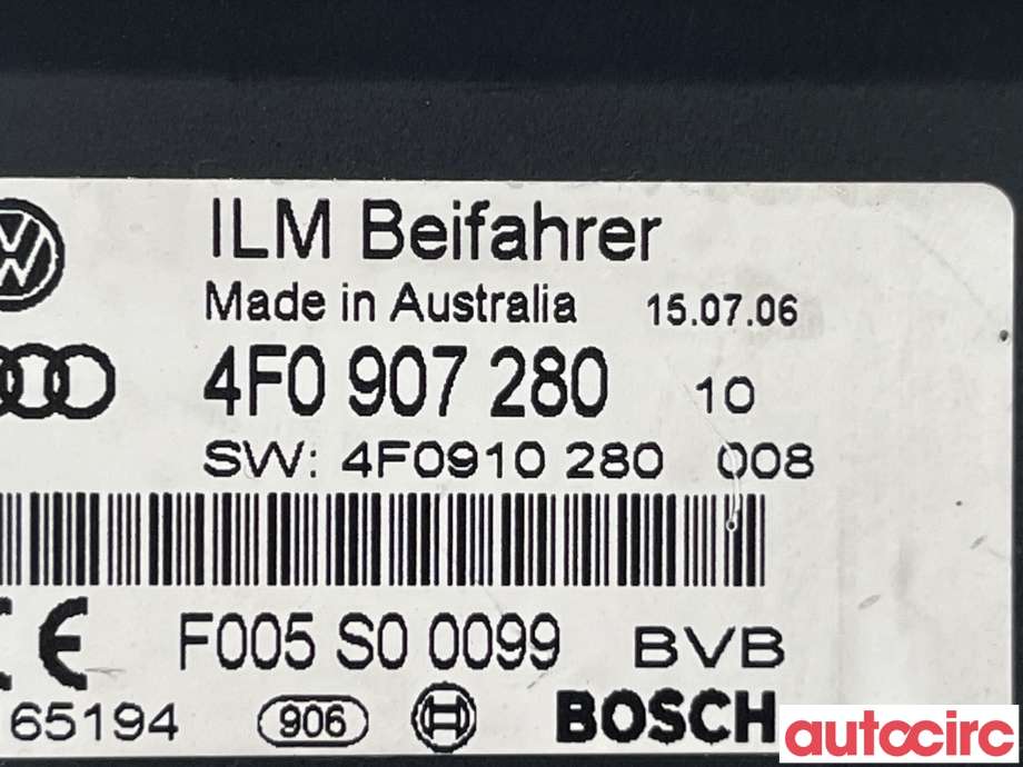 Styreenhet comfort (BCM) til Audi A6, Allroad 2006-2008 (Type II, Fase 1) (C6) (C6) (AUDI|4F0907280B)