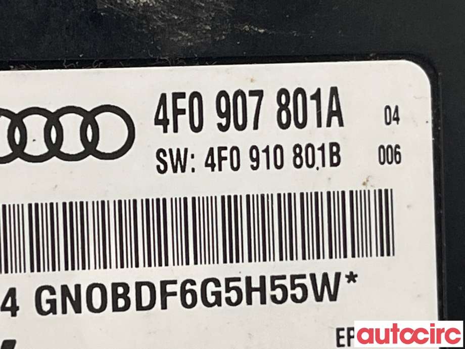 Styreenhet elektrisk parkbrems (EPB - Electric Parking Brake) til Audi A6, Allroad 2006-2008 (Type II, Fase 1) (C6) (C6) (AUDI|4F0910801D|4F0910801A)