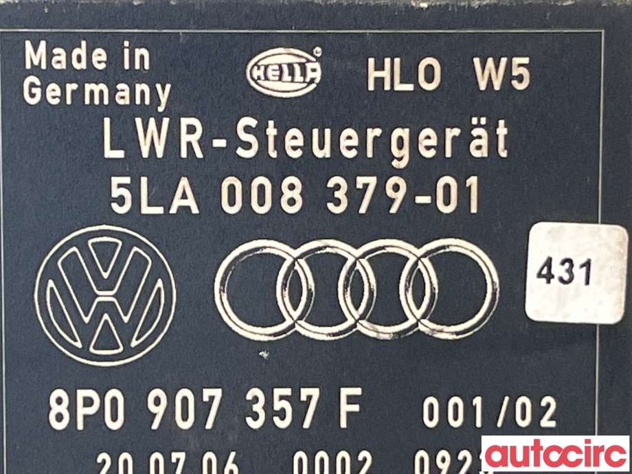 Styreenhet xenon/ballast til Audi A6, Allroad 2006-2008 (Type II, Fase 1) (C6) (C6) (AUDI|8P0907357L|8P0907357F)