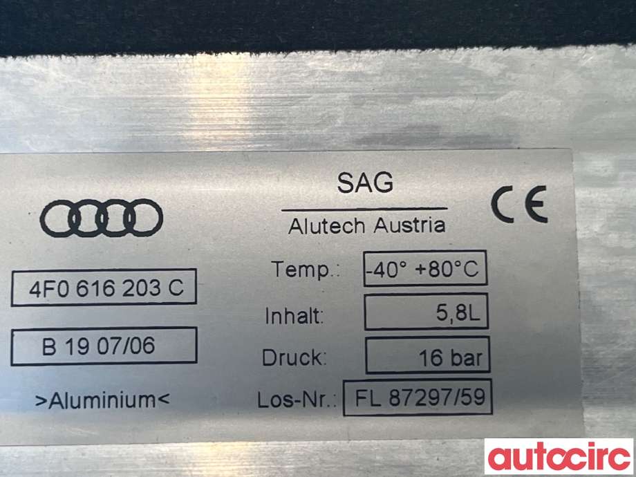 Diverse deler til Audi A6, Allroad 2006-2008 (Type II, Fase 1) (C6) (C6) (AUDI|4F0616203C)