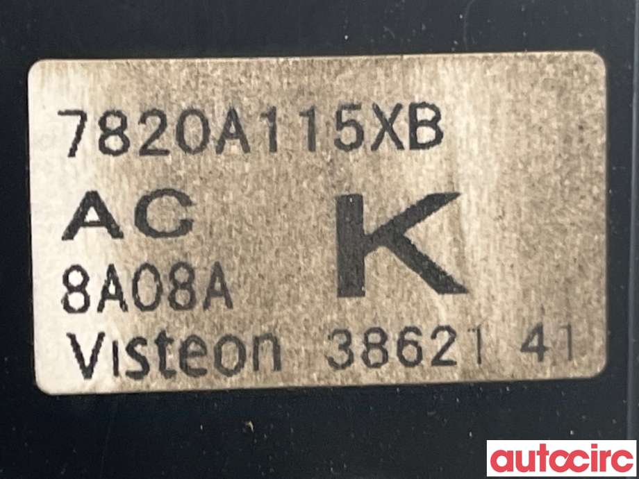 Varmeapparat betjening til Mitsubishi Outlander 2007-2010 (Type II, Fase 1)  (MITSUBISHI|7820A115XB)