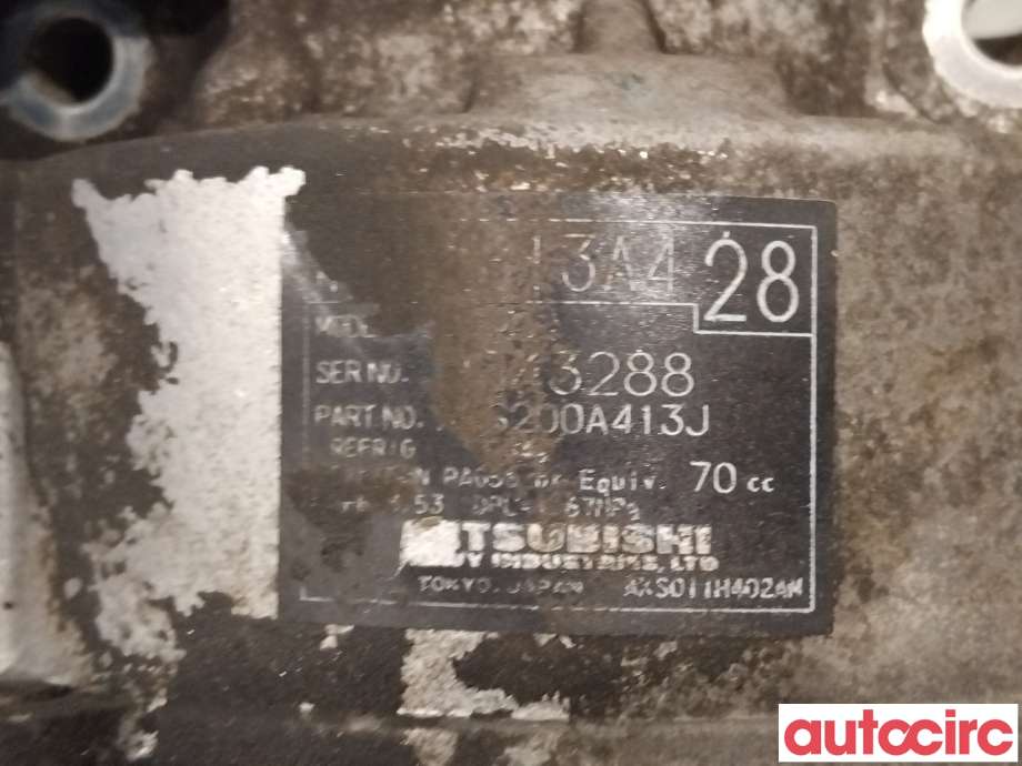 Aircondition kompressor til Mitsubishi Outlander 2010-2012 (Type II, Fase 2)  (MITSUBISHI|7813A428|AKS200A413J)