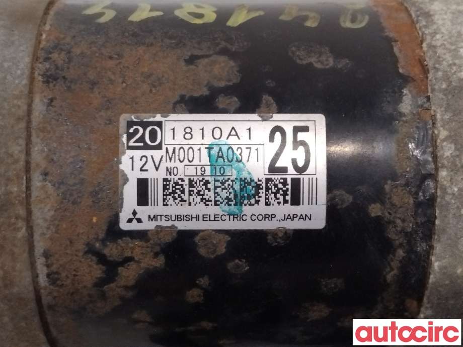 Starter diesel til Mitsubishi Outlander 2010-2012 (Type II, Fase 2)  (MITSUBISHI|1810A125|M001TA0371)