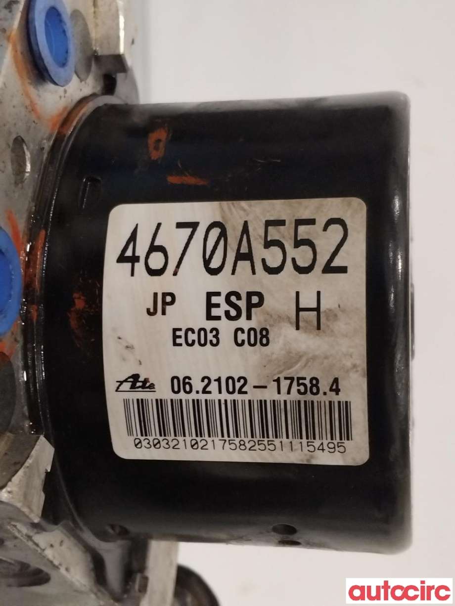 ABS sentral til Mitsubishi Outlander 2010-2012 (Type II, Fase 2)  (MITSUBISHI|4670A553|062109-57693|4670A552)
