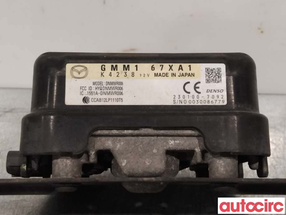 Sensor radar til Mazda CX-3 2015-2022  (MAZDA|GMM1-67-XA1E||GMM167XA1)