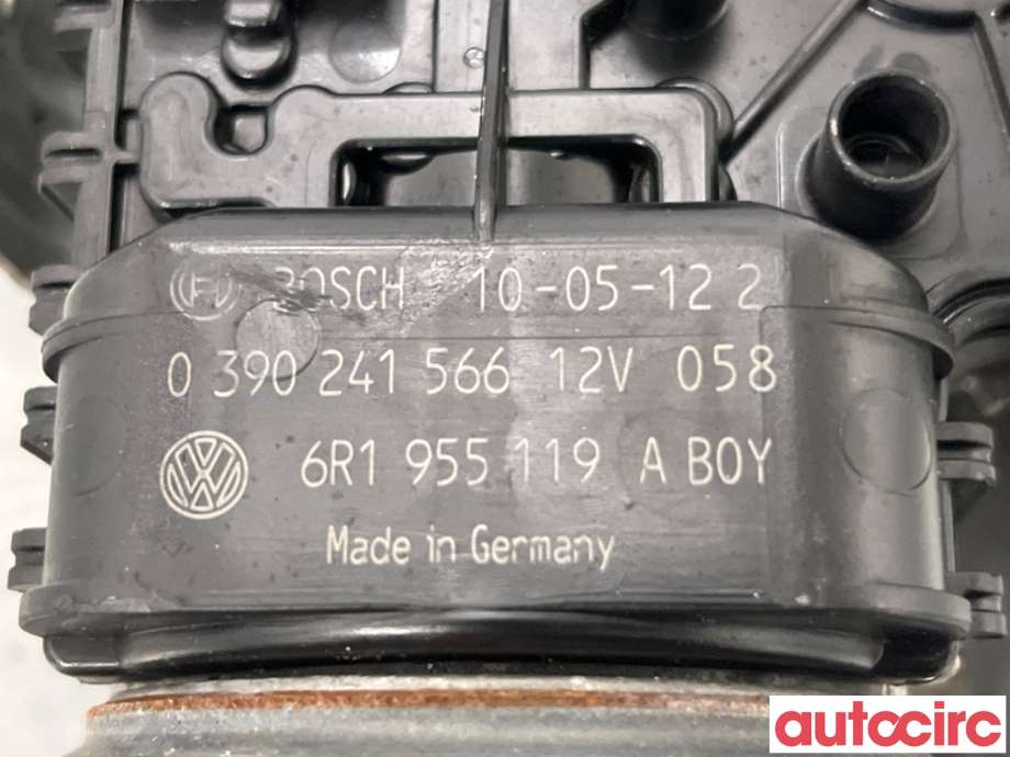 Viskermotor frontrute til VW Polo 2009-2014 (Type V, Fase 1)  (VOLKSWAGEN|6R1955023B|0390241566|6R1955023C)