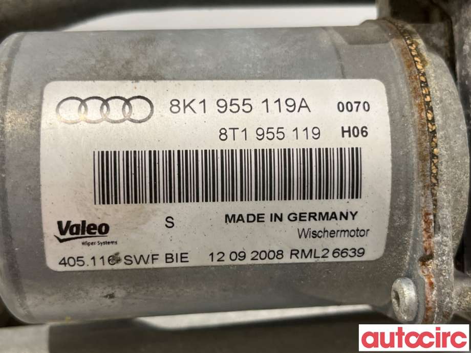 Viskermotor frontrute til Audi A4 2007-2014 (Type IV) (B8) (B8) (AUDI|8K1955023C|405116|8K1955023E)