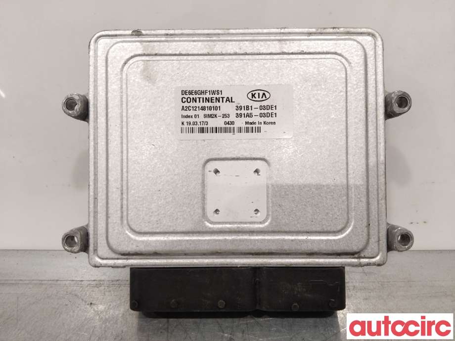Styreenhet motor til Kia Niro 2016-2021  (KIA|391A503DE1|A2C1214810101|391B1-03DE1)