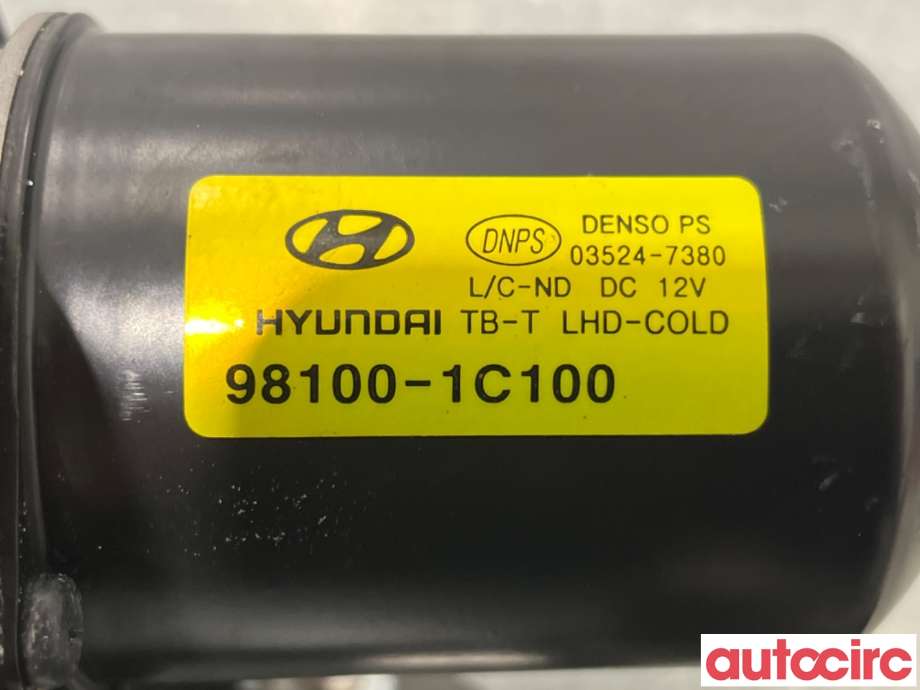 Viskermotor frontrute til Hyundai Getz 2002-2009  (HYUNDAI|981001C101|03524-7380|98100-1C100)