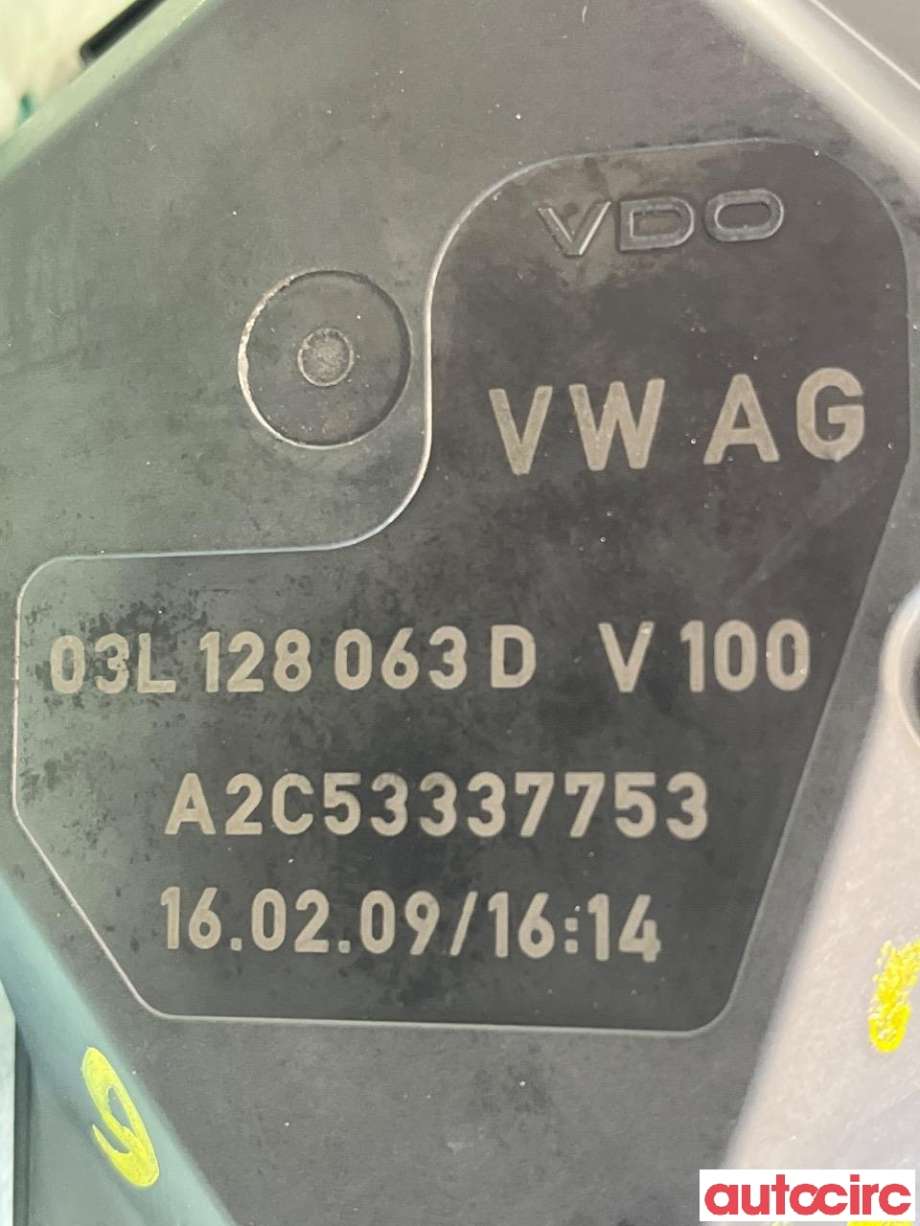 Spjeldhus til Audi A4, Allroad 2009-2016 (Type I) (B8) (B8) (AUDI|03L128063AF|A2C53337753|03L128063D)