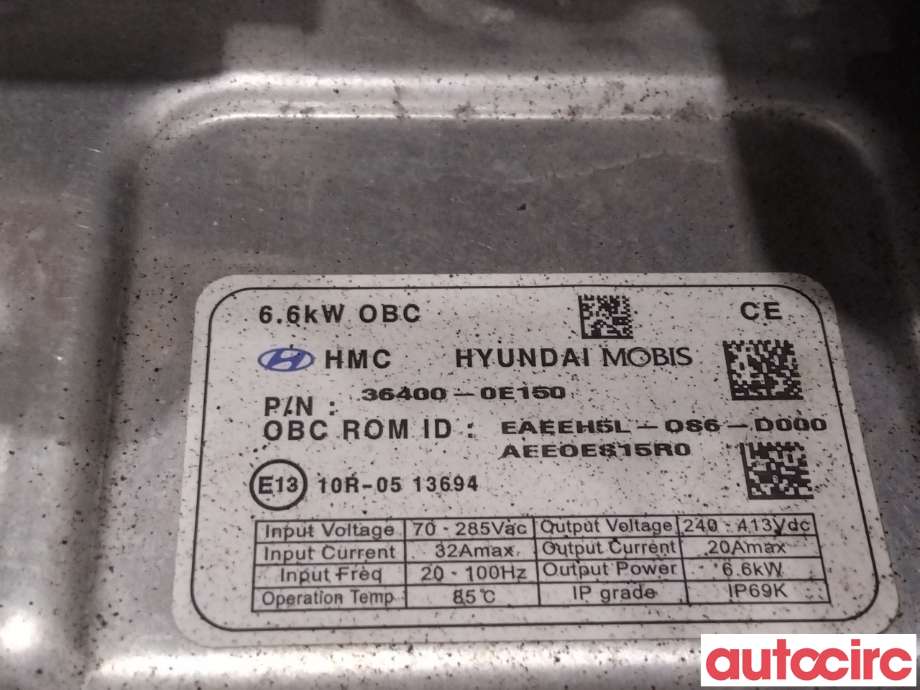 Inverter elbil til Hyundai Ioniq Electric 2019-->> (Fase 2) (HYUNDAI|366010E250|EAEEHEL-MS2-D000|36600-0E250)