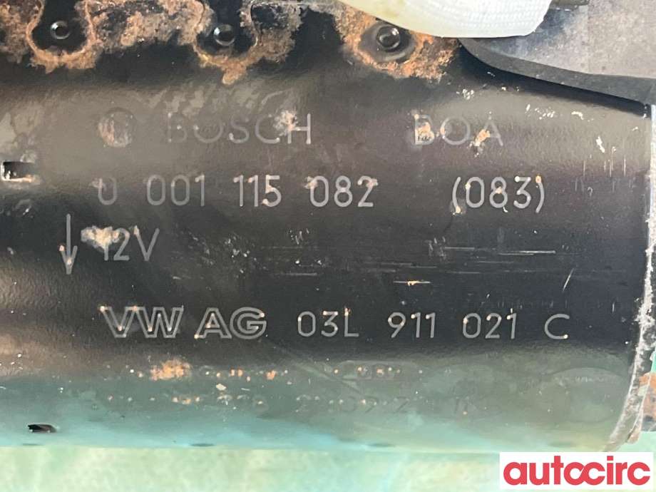 Starter diesel til Audi A4, Allroad 2009-2016 (Type I) (B8) (B8) (AUDI|03L911021HX|0001115082|03L911021CX)