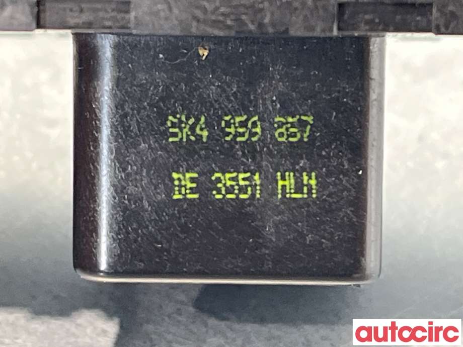 Bryter ruteheis til VW Touran 2010-2015 (Type I, Fase 3)  (VOLKSWAGEN|5K4959857)