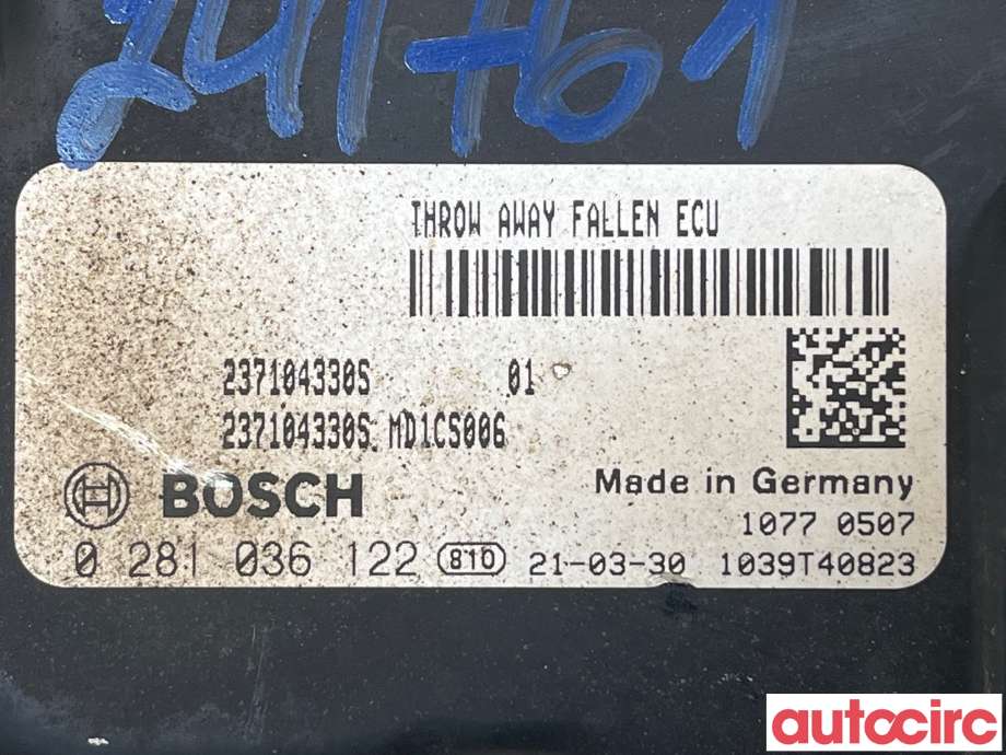 Styreenhet motor til Nissan NV300 2016-->>  (NISSAN|2371000Q04)
