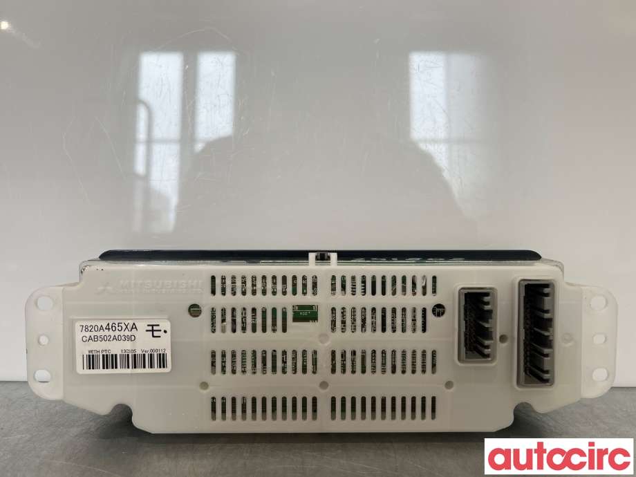 Varmeapparat betjening til Mitsubishi Outlander 2012-2015 (Type III, Fase 1)  (MITSUBISHI|7820A465XA|CAB502A039D)