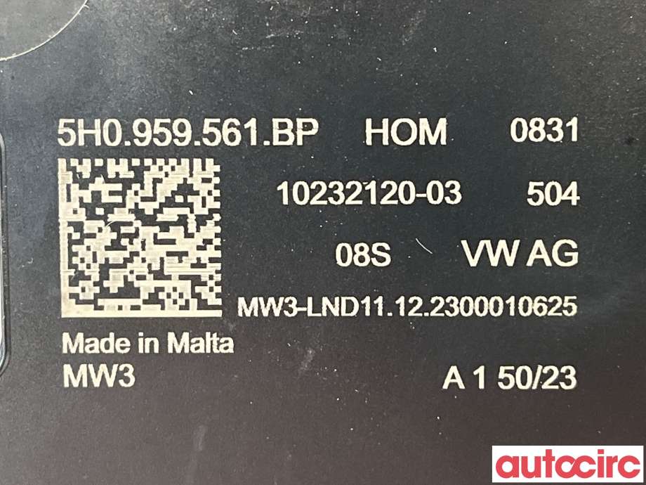 Taklyspanel til Škoda Enyaq 2021-->> (SKODA|5H0959561AR|5H0959561BP)