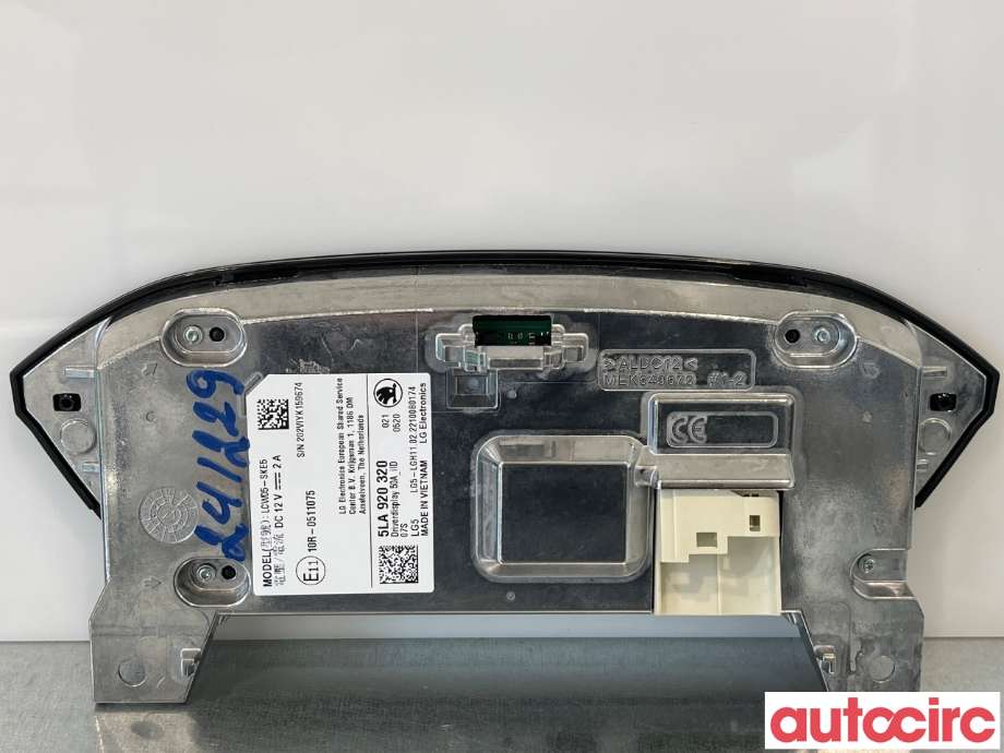 Instrumentpanel til Škoda Enyaq 2021-->>  (SKODA|5LA920320A)