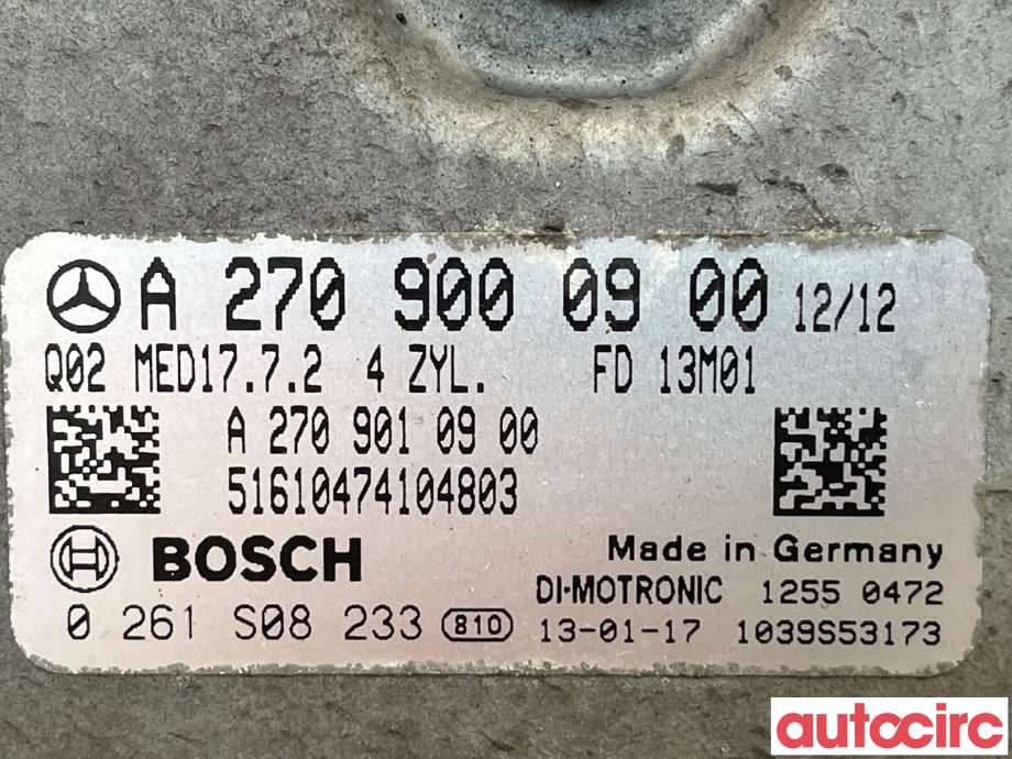 Styreenhet motor til Mercedes A-Klasse 2012-2018 (W176) (W176) (MERCEDES|A2709000900)