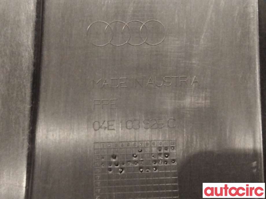Motordeksel over motor til Audi A3 2016-2020 (Type III, Fase 2) (AUDI|04E103925C|)