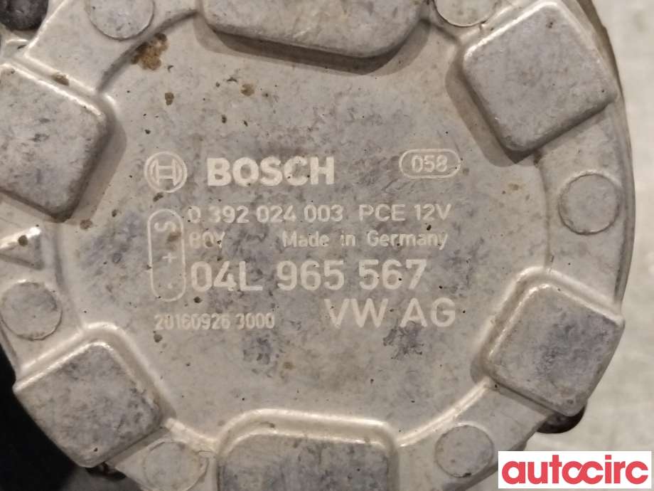 Sirkulasjonspumpe til Audi A3 2016-2020 (Type III, Fase 2)  (AUDI|04L965567|0392024003)