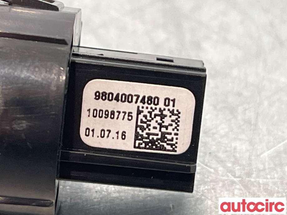 Bryter start/stopp til Peugeot 308 2013-2021 (Type II)  (PEUGEOT|9804007480)