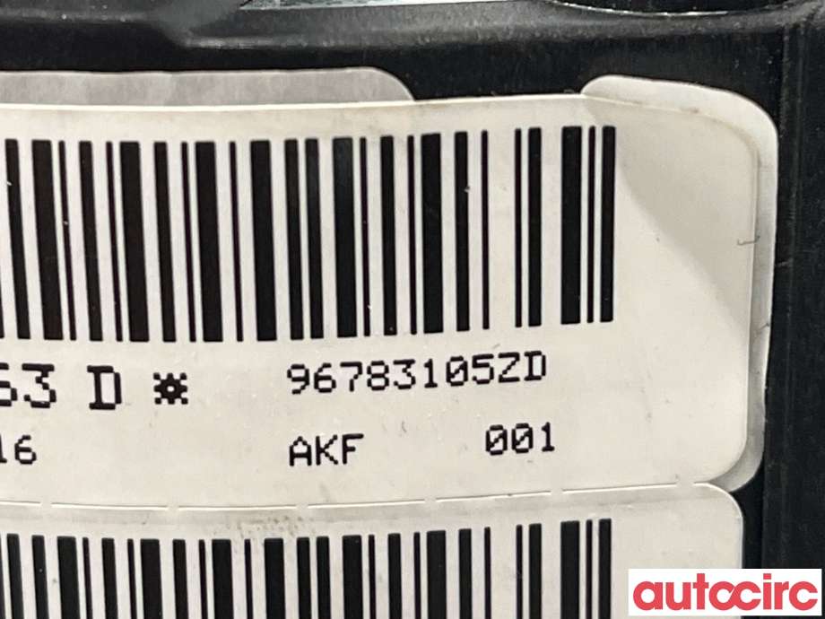 Airbag rattpute til Peugeot 308 2013-2021 (Type II)  (PEUGEOT|96783105ZD)