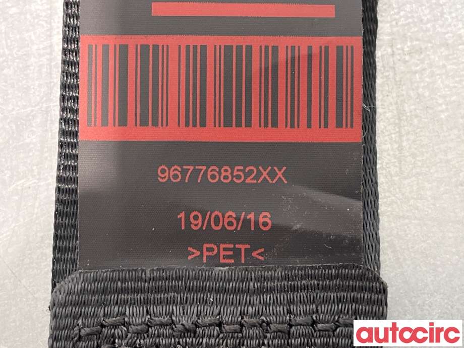 Sikkerhetsbelte foran høyre til Peugeot 308 2013-2021 (Type II)  (PEUGEOT|96776852XX)
