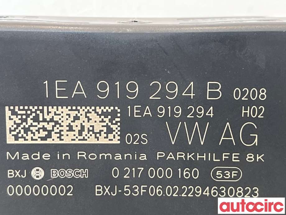 Styreenhet parkering til Škoda Enyaq 2021-->>  (SKODA|1EA919294D)