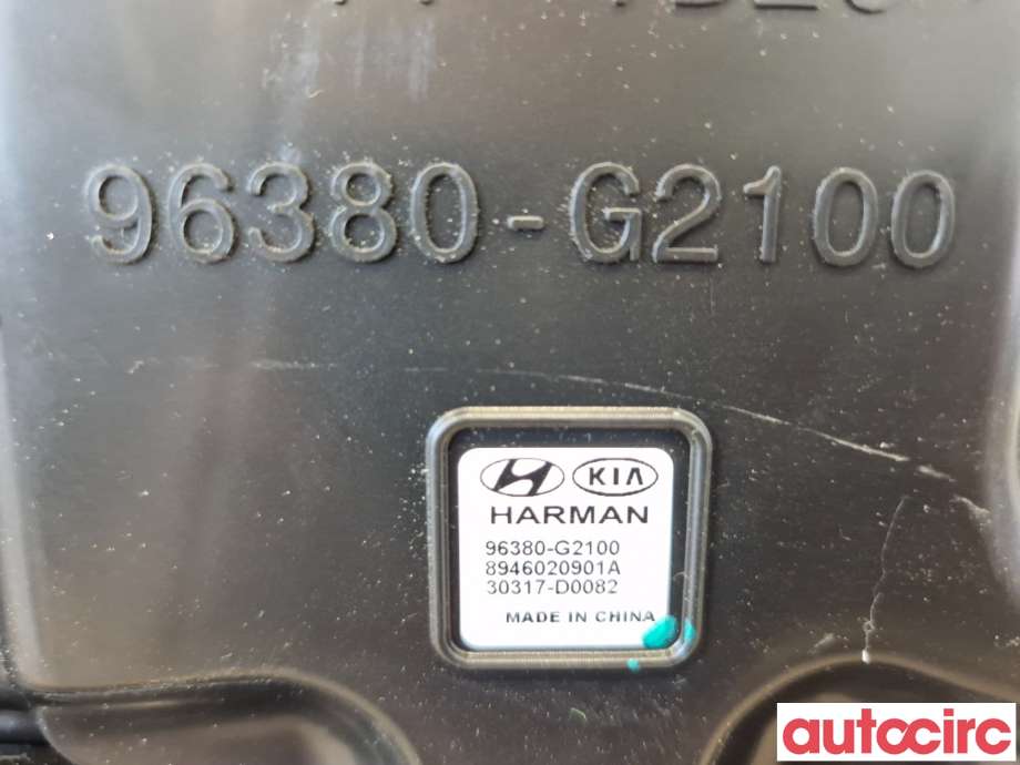 Bilstereo høyttaler til Hyundai Ioniq Electric 2016-2019 (Fase 1) (HYUNDAI|96380G2100||96380-G2100)