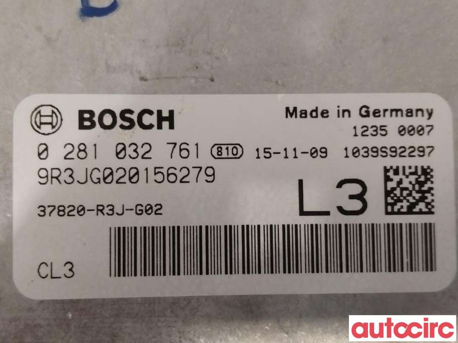 Styreenhet motor til Honda Civic 2012-2015 (Type IX, Fase 1) (HONDA|37820-R3J-G02)