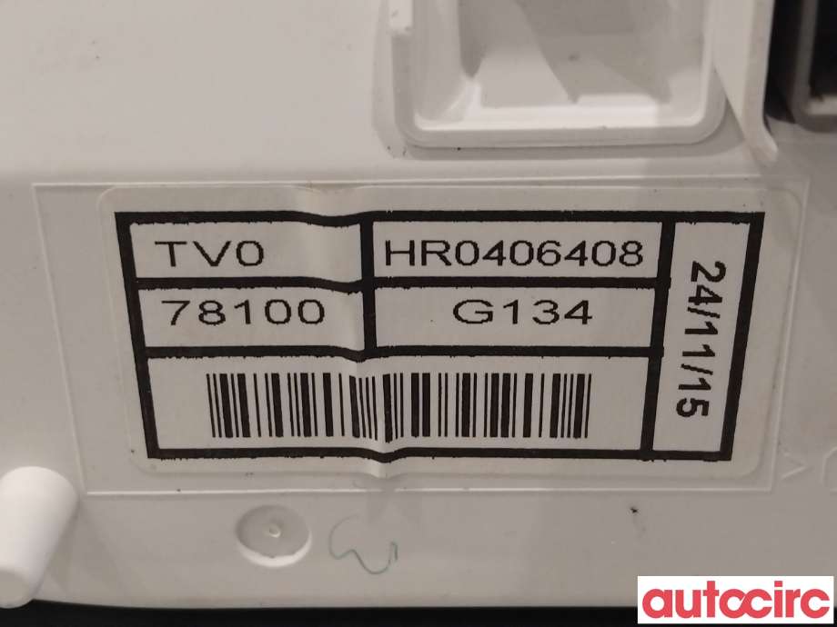 Multimedia display (MCU - Media Controller Unit) til Honda Civic 2012-2015 (Type IX, Fase 1) (HONDA|78100-TV0-G134|78100-TV0-G13|78260-TV0-G722)