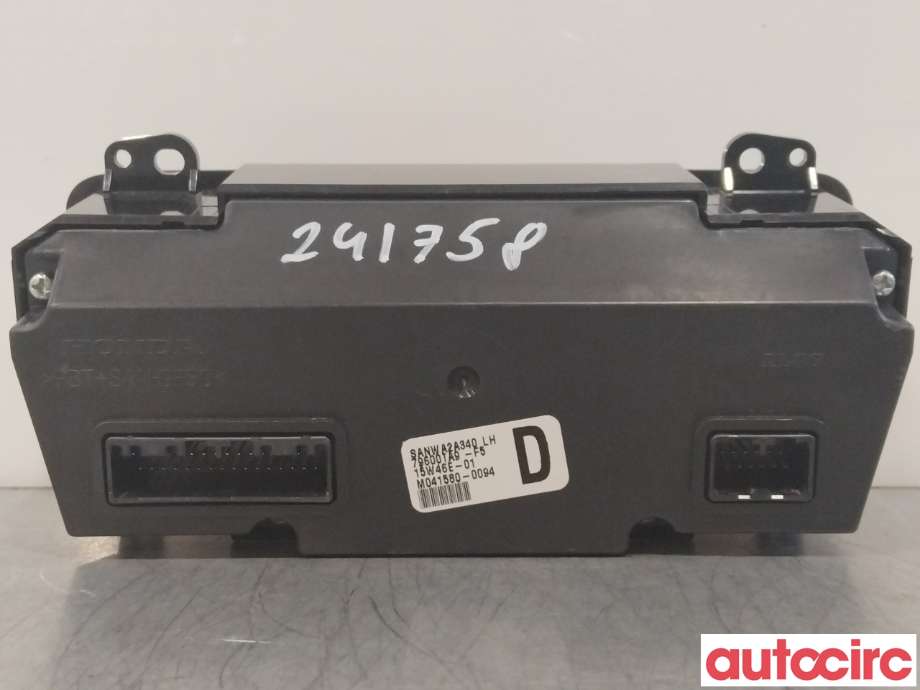 Varmeapparat betjening til Honda Civic 2012-2015 (Type IX, Fase 1)  (HONDA|79604-TA9-F52ZB|79600-TA9-F5)