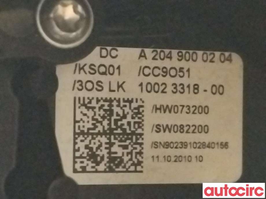 Bryter combi til Mercedes GLK 2008-2015 (X204) (X204) (MERCEDES|A2049000204)