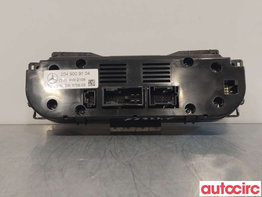 Varmeapparat betjening til Mercedes GLK 2008-2015 (X204) (X204) (MERCEDES|A2049009104)