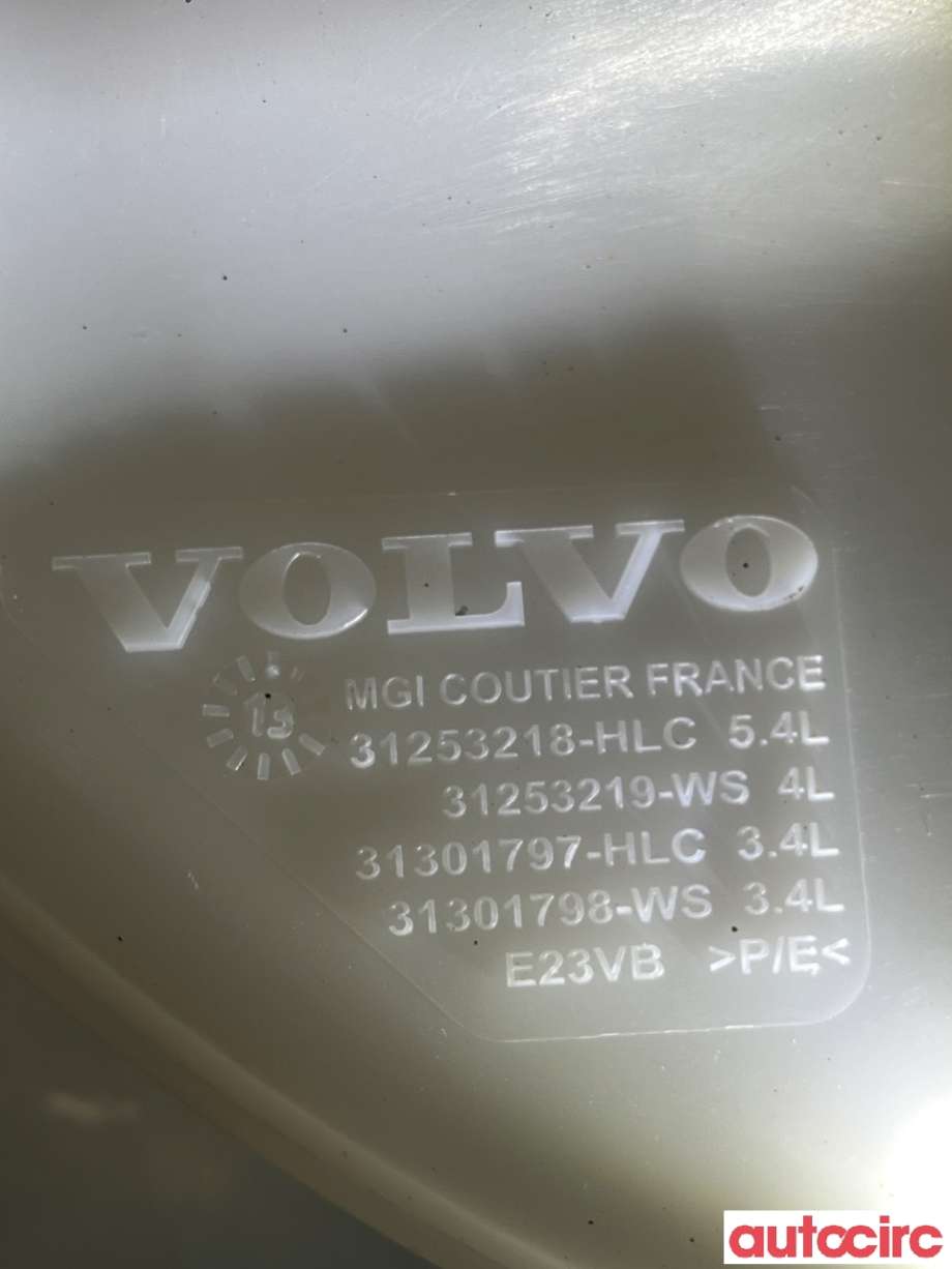 Spylertank til Volvo V60 2010-2013 (Type I, Fase 1)  (VOLVO|31416283|)