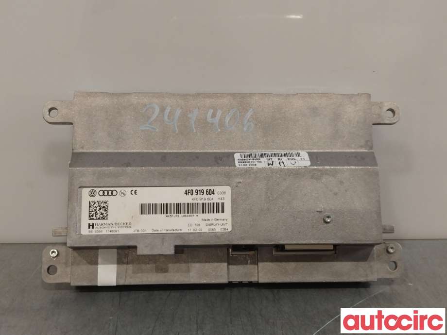 Instrument diverse til Audi A4, Allroad 2009-2016 (Type I) (B8) (B8) (AUDI|8R0919604A|4F0919604)