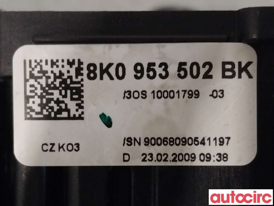 Bryter combi til Audi A4, Allroad 2009-2016 (Type I) (B8) (B8) (AUDI|8K0953502BK)