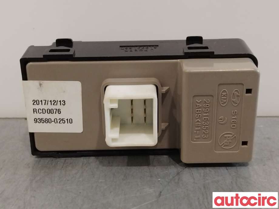 Bryter ruteheis til Hyundai Ioniq Electric 2016-2019 (Fase 1)  (HYUNDAI|93580G25104X|93580-G2510)