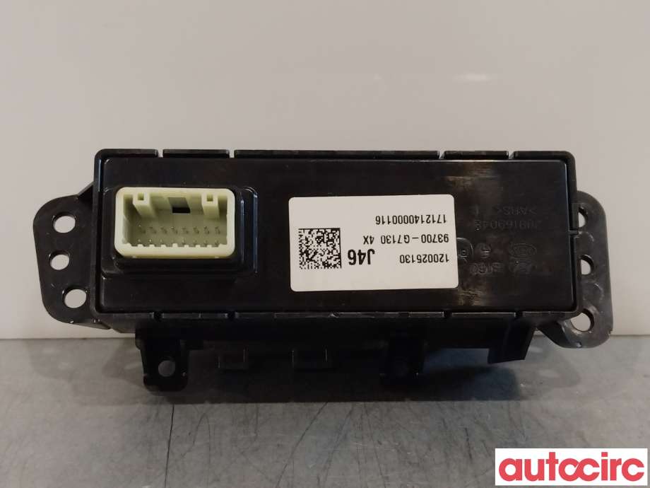 Bryter diverse til Hyundai Ioniq Electric 2016-2019 (Fase 1)  (HYUNDAI|93700G7130|93700-G7130)