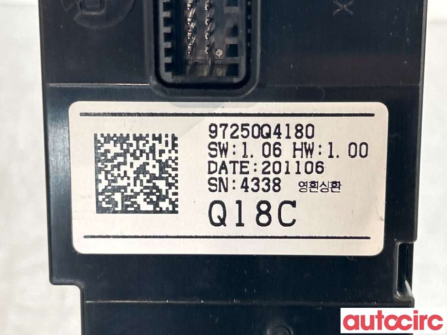 Varmeapparat betjening til Kia Niro 2021-->>  (KIA|97250Q4180CA||97250Q4180)