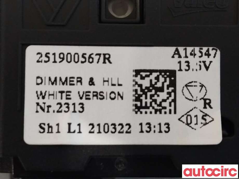 Bryter diverse til Nissan NV300 2016-->> (NISSAN|2519000Q0B|251900567R)