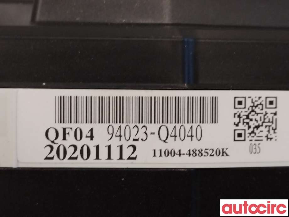 Instrumentpanel til Kia Niro 2021-->>  (KIA|94023Q4040)